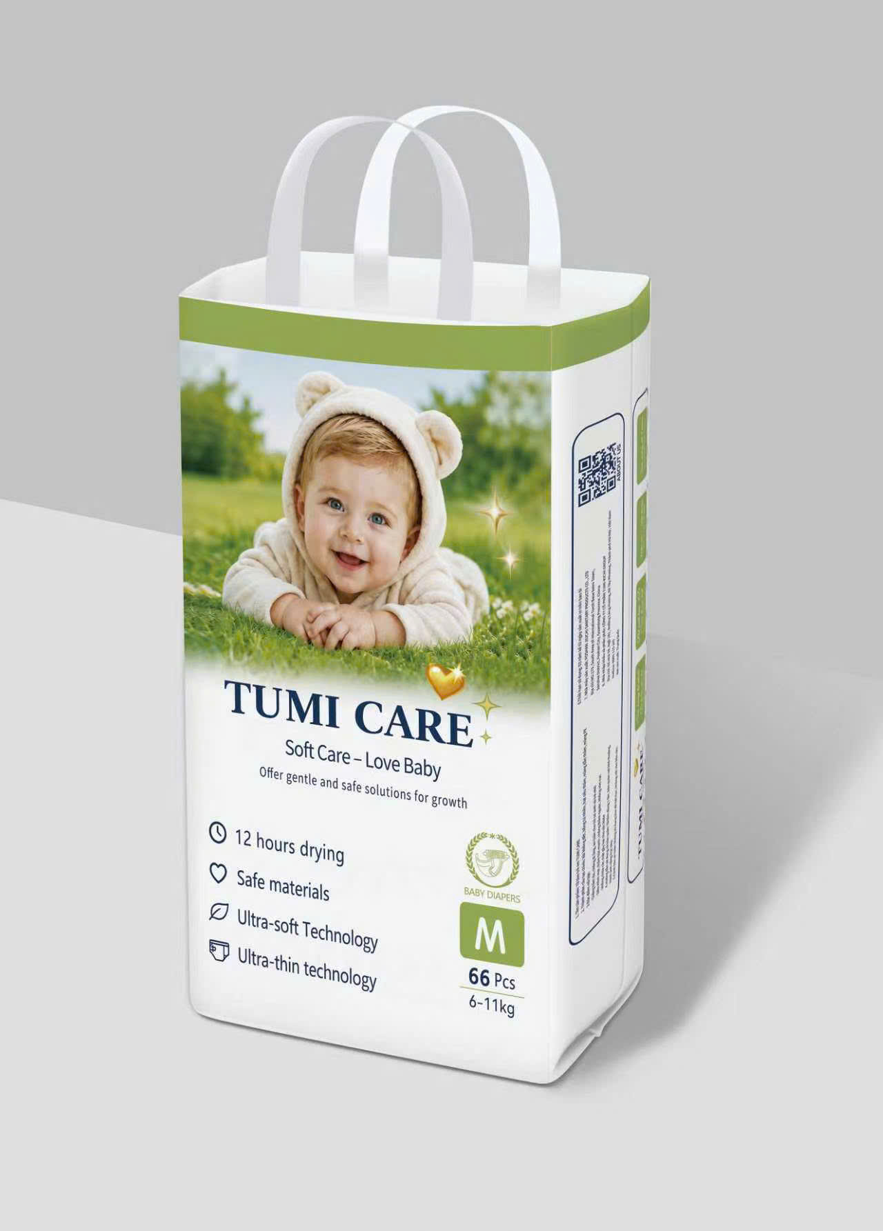 Bỉm tã dán TumiCare size M